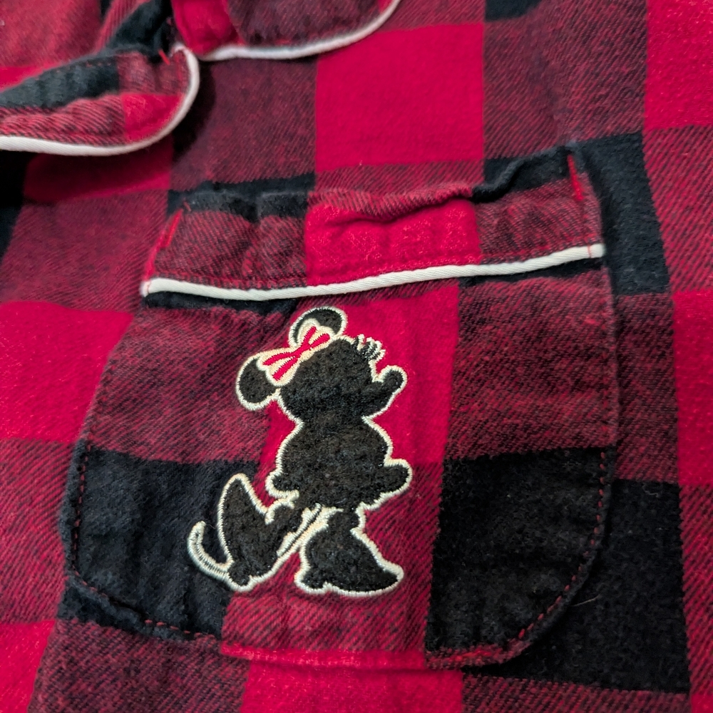 Disney Plaid PJs Set in Red and Black
